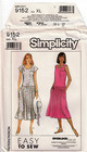 9152 Vintage Uncut Sewing Pattern Misses Knit Dress Size Xl  22 24 Easy To Sew