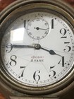 Antique Doxa 8 Tage Automobile Clock Brass Era Dashboard Clock