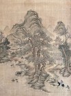 Anonymous Chinese  korean mountains Landscape  Ink   Color On Silk  Qing  Joseon