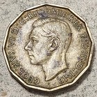 United Kingdom          Three  3  Pence Coin 1941  king George Vi   Wartime 