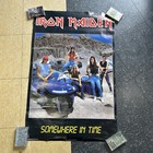 Iron Maiden Original 1986 Somewhere In Time Poster 22 24x34 5    Rr5-g17