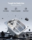 Vevor 1 6 Size Hotel Pans Steam Table Pans 4 Inch Deep Stainless Steel 6 Pack
