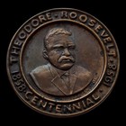 1958 Theodore Roosevelt Centennial Hk-526 Bronze So-called Dollar Medallic Art