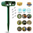 4pack Solar Ultrasonic Repellent Outdoor Deer Repellent Devices Animal Repeller