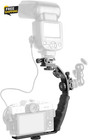Camera L Bracket Mount Video Grip L-bracket With Dual Flash Cold Shoe Mount