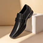 Men Dress Shoes Oxford Faux Leather Slip On Business Square Toe Loafer Shoes