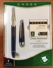 Cross Aventura Starry Blue Fountain Pen  m  Nib Plus 6 Free Blue Ink Cartridges 