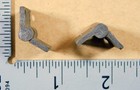 Pair Original Antique Small Cast Iron Butt Hinges Dated
