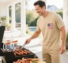 Zorythm 6pcs Funny Hot Dog Holder And Sausage Stand-standing Man Silver 