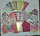 Lot Of 30  Women s Friendship Birthday Greeting Cards Stickers Seals New