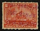 Travelstamps  1898 Us Stamps Scott  r164    battleships     Used Ng Handstamped