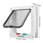 7 5 2 1 7 8in Cat Door  Abs Cat Door  Two-way Cat Door