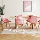 Mid Century Modern Dining Chairs shell Lounge Plastic Side Chair W  Soft Padded