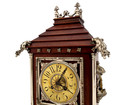 Antique Clock German Gothic Style Large 19th Century Cathedral Mantel Clock