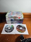 Xbox 360 S Slim Console Bundle W  Controller  Cords   8 Games - Tested