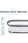 Baby Delight Snuggle Nest Bassinet  Portable Baby Bed  For Infants  Charcoal