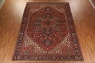 Pre-1900 Antique Vegetable Dye Heriz Serapi Large Rug 11x14 Hand-knotted Wool