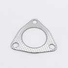 2 5 Inch Exhaust Gasket 3-bolt Flange 63 2mm Graphite Fits Muffler Header Ring