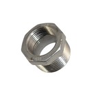 Npt Stainless Steel 304 1  Male To 3 4  Female Hex Reducer Bushing Adapter 