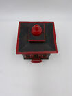 Antique Hall s Excelsior Black And Red Cast Iron Bank As Is