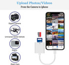 Sd Card Adapter Camera Reader For Ipad Iphone 6 6s 7 8 Plus 11 12 Pro X Xs Lot