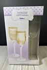 Wilton Bride And Groom Wedding Toasting Champagne Flutes Glasses - Set Of 2