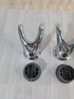Lot Of 3 Moen Mason Double Robe Hook In Chrome Yb8003ch