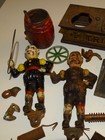 Restoration Project Trick Dog Cast Iron Mechanical Banks  many Pieces 