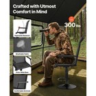 Uimoso Hunting Chair 360   Swivel Silent Chair With Armrests Adjustable Height