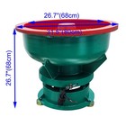 220v 80l Vibratory Deburring Polisher 31  Vibratory Tumbler Rust Removal