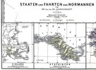 1880 Spruner Map Norman Viking States   Voyages Vinland Iceland Norway Greenland