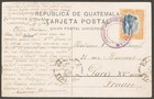 Guatemala 1910 Kunzli Postcard Cuartel De Artilleria To France