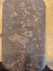Antique 19th Century Victorian Embossed Leather Calling Card pocket  Wallet