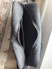 Vintage Apple Logo Macintosh Black Canvas Laptop Case Messenger Bag 15 x13 x6 