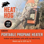 Heat Hog 9 000 Btu Portable Propane Radiant Space Heater  Indoor  Outdoor