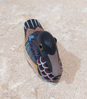 Vintage Hand Painted Carved Wooden Duck Wood Miniature Decoy 2    Beautiful