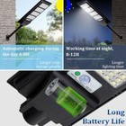 Led Solar Street Lights Waterproof Outdoor Sensor Dusk-to-dawn Lamp Pole remote