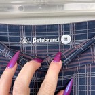 Betabrand Dress Pant Yoga Pants Plaid Career Stretch Pull On Size M Bootcut Twee