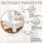 Majestic Giftware Velvet Tablecloths Rectangle Tables  70 180  - Tc1411 Silver