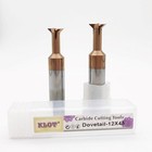 Klot Hrc60 Ticn Coated Dovetail Cutter Solid Carbide End Mill 2mm-20mm 45  60  75  