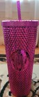 Starbucks 2022 Studded Holiday Hot Pink Tumbler - Ready To Ship Today  