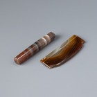 Southeast Asian Banded Agate Pendants     Wing comb   Longevity Forms