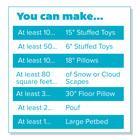 New  Poly-fil Polyester Fiberfill Stuffing  10lb Box  Bulk  By Fairfield  Pf-10