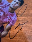 Carlos Alcaraz Autograph Signed 8x10 Tennis Photo With Psa Coa