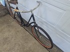 Vintage Antique Toc 1899 Cresent No18 Chainless Shaft Drive 28  Wood Rim Bicycle