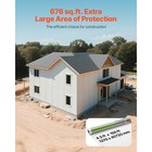 Uimoso 4 5 X 150 Ft Durable House Wrap 0 13 Mm Thick Vapor Barrier Cover