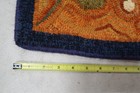 Hooked Wool Rug Folk Art Turkey Lori Brechlin Design Grace Ayres Age78 20x29 A10