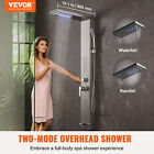 Vevor Shower Panel Tower System Jets Led Stainless Steel 5 Modes Rain Waterfall