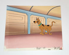 1970s Scooby Doo Production Animation Cel On Hand Painted Background Framed