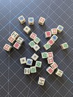 Lot Of 33 Antique Vtg Bakelite Roll Poker Dice 4-player Game